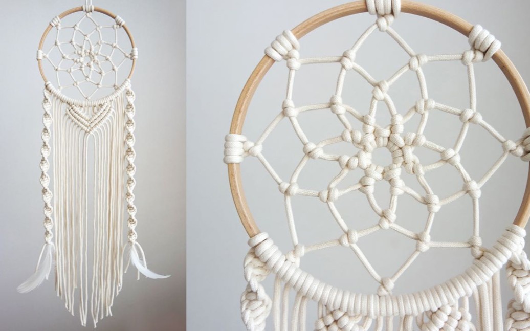 й̳ Macrameֹ֯Բι̺5DIY Macrame Dreamcatcher  Ƶ̳ 112559f0gefc3xxq77yc1f